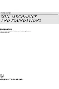 Soil mechanics and foundations