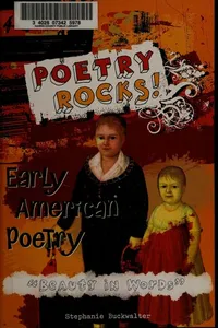Capa de Early American poetry