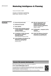 Issues in Internet Marketing