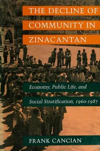 The decline of community in Zinacantán