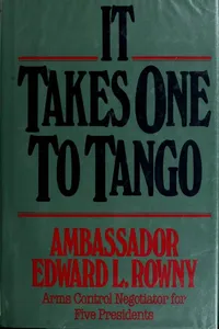 It takes one to tango