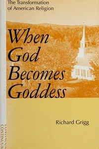 When God becomes goddess