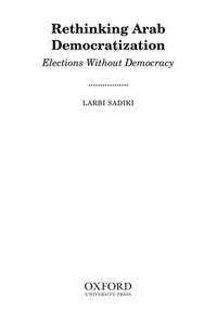 Rethinking Arab democratization