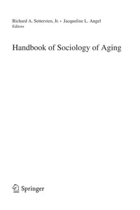 Handbook of sociology of aging