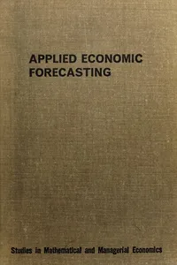 Applied economic forecasting