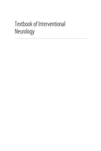 Textbook of interventional neurology