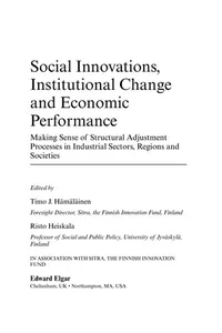 Social Innovations, Institutional Change and Economic