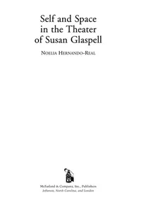 Self and space in the theater of Susan Glaspell