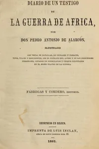 Cover of Diario de un testigo de la guerra de África by Pedro Antonio de Alarcón