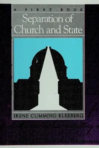 Cover of Separation of church and state