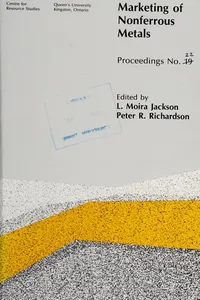 Marketing of nonferrous metals