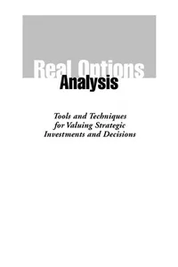 Real Options Analysis