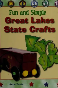 Capa de Fun and simple Great Lakes state crafts