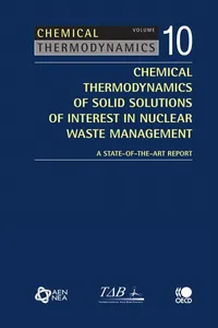 Chemical thermodynamics of solid solutions of interest in radioactive waste management