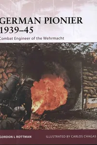 Capa de German Pionier 1939-45 por Gordon L. Rottman