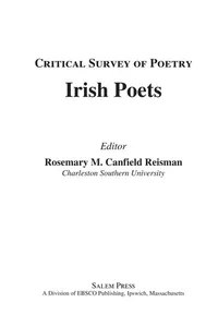 Cover of Irish poets