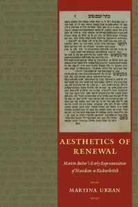 Cover of Aesthetics of renewal