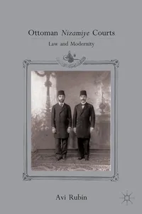 Capa de Ottoman Nizamiye courts