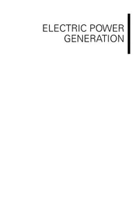 Electric power generation