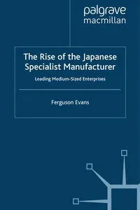 Capa de The rise of the Japanese specialist manufacturer