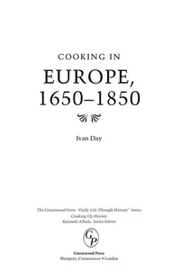 Cooking in Europe, 1650-1850