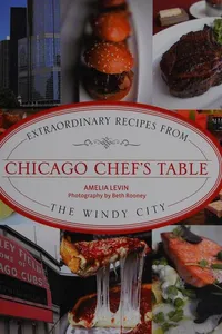 Cover of Chicago chef's table