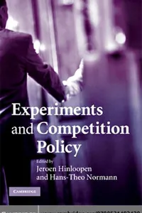 Experiments and competition policy