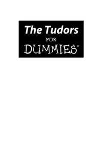 The Tudors For Dummies
