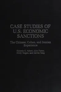 Case studies of U.S. economic sanctions