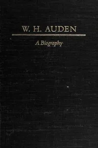Capa de W.H. Auden, a biography