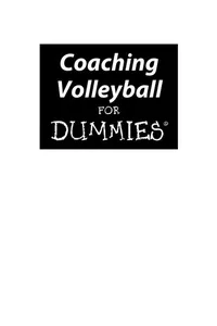 Coaching volleyball for dummies