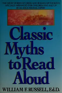 Capa de Classic myths to read aloud
