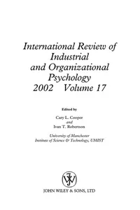 International Review of Industrial and Organizational Psychology