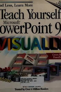 Cover of Teach yourself Microsoft PowerPoint 97 visually by Ruth Maran