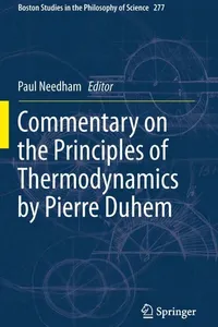 Commentary on the principles of thermodynamics