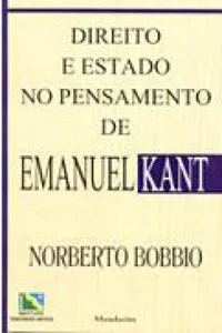 Direito e Estado no Pensamento de Emanuel Kant