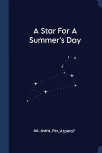 A Star For A Summer's Day