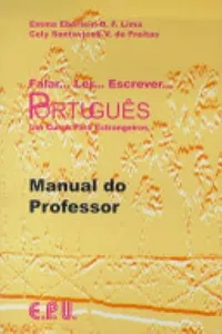 Manual do professor de português