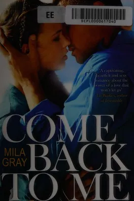 Capa de Come back to me