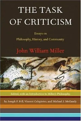 Capa de The task of criticism