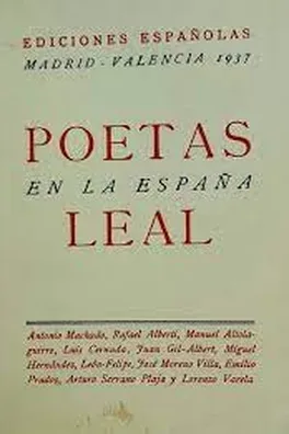 Capa de Poetas en la España leal