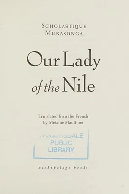 Capa de Our Lady of the Nile