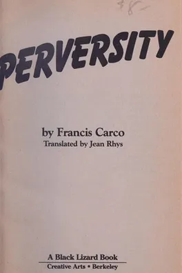 Capa de Perversity