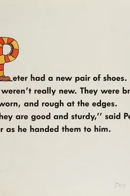 Capa de Peter and the talking shoes