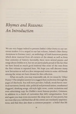 Capa de Dublin's other poetry