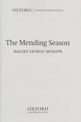 Capa de The mending season