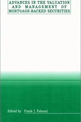 Capa de Advances in the Valuation and Management of Mortgage-Backed Securities