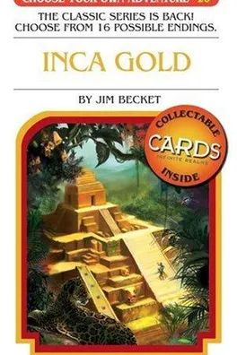 Capa de Choose Your Own Adventure - Inca Gold
