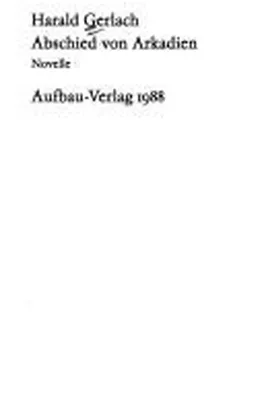 Capa de Abschied von Arkadien