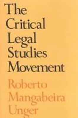 Capa de The critical legal studies movement